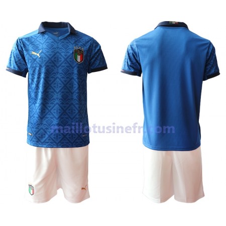 Maillot de Foot Italie Domicile UEFA EURO 2020 - Enfant